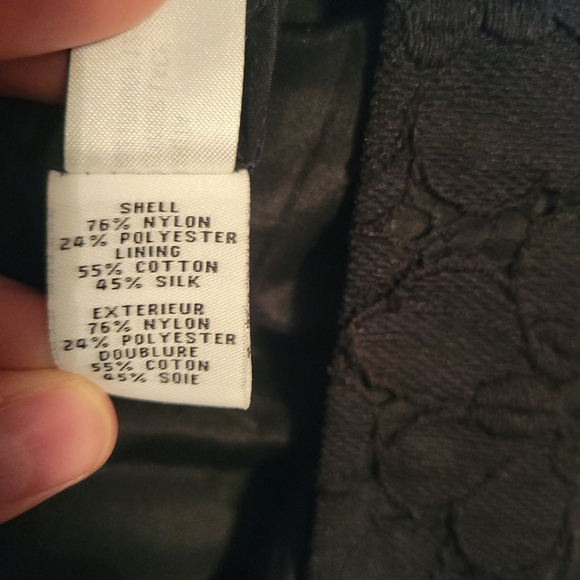 DVF Diane Von Furstenberg Sarita Flower Lace Dress in Black, Size 12 - Picture 12 of 12